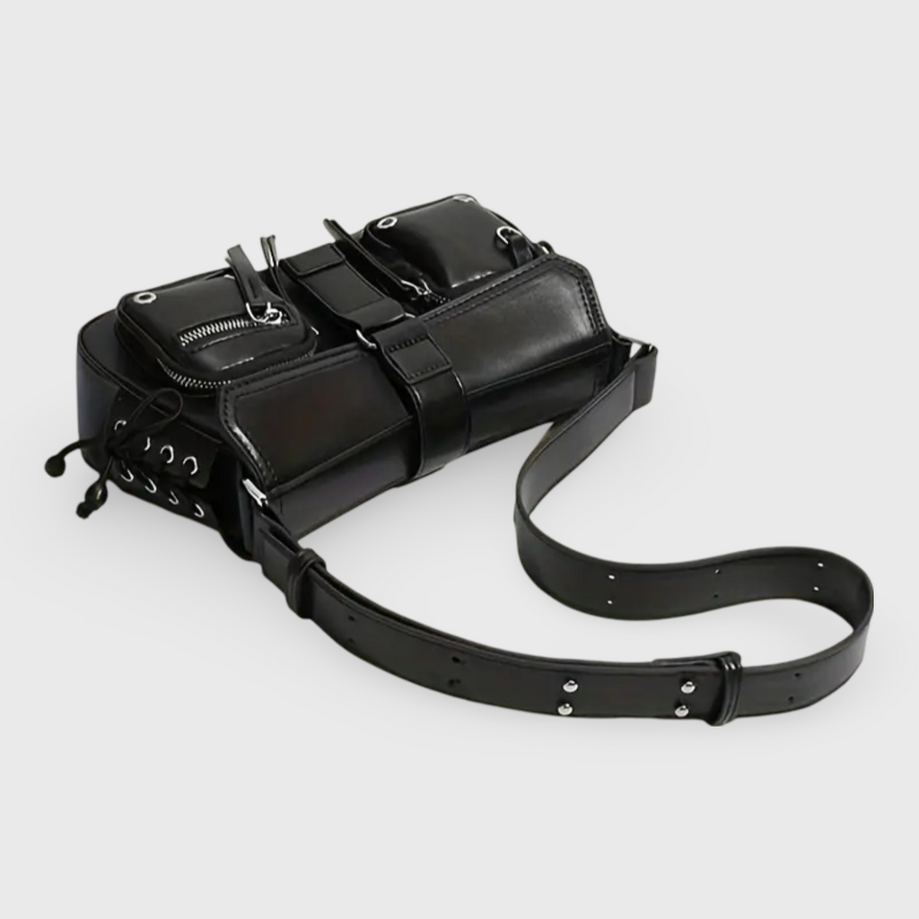 Nerella Borsa a Spalla Compatta - Nero