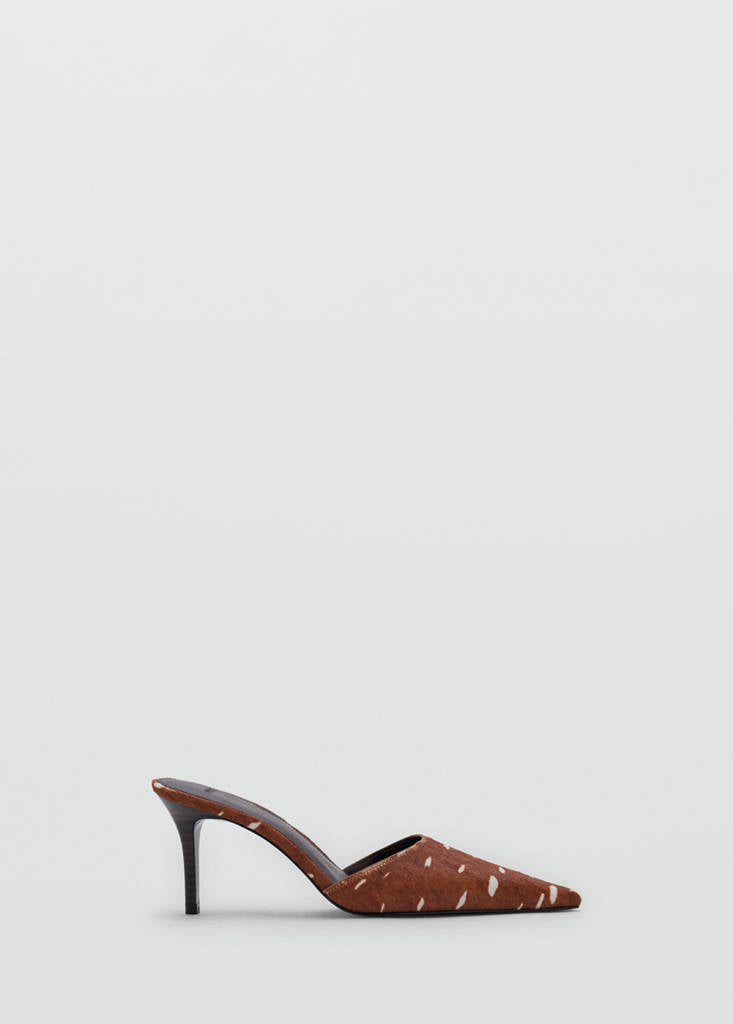 Bambetta Sandalo Slingback in Cavallino - Marrone Medio