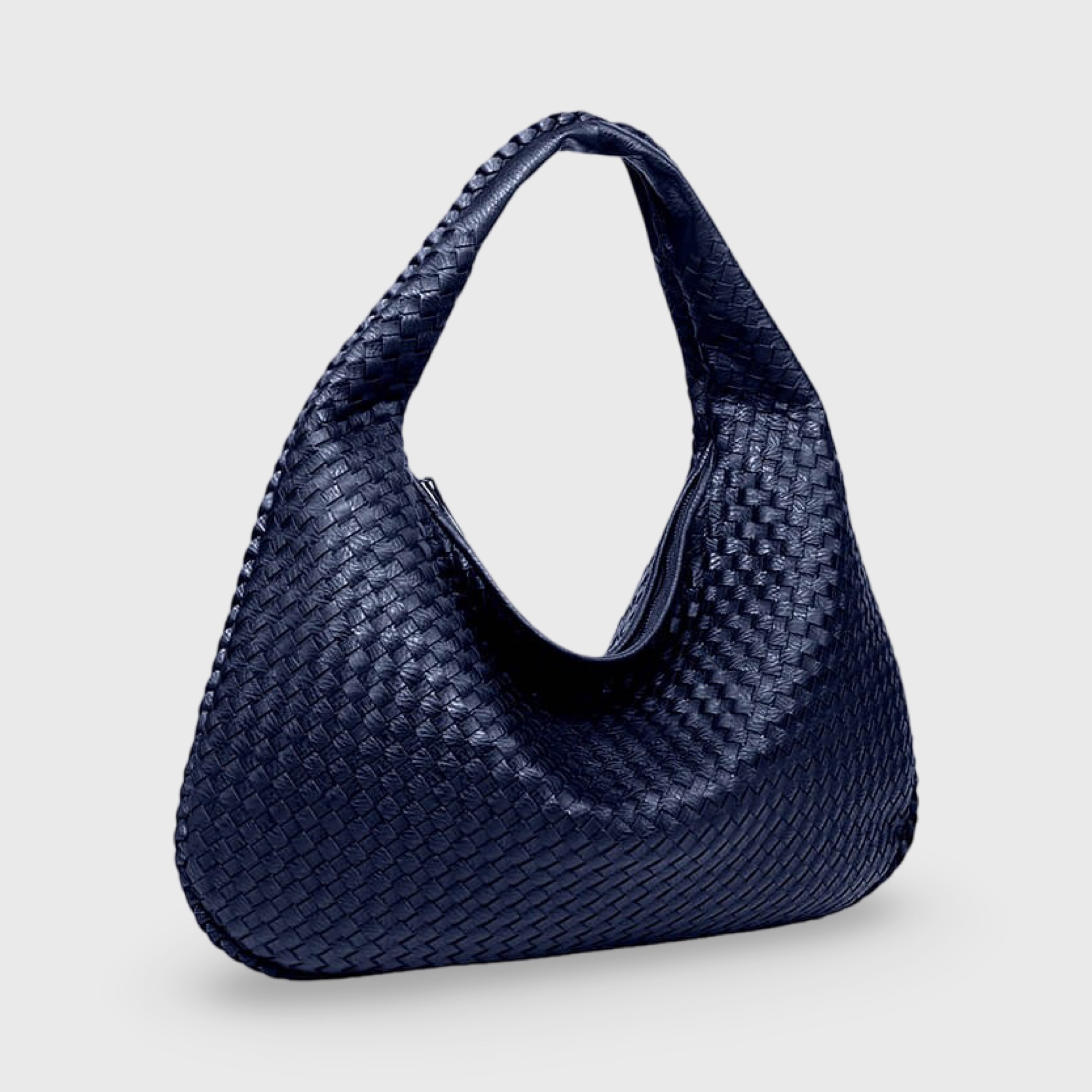 Coralena Borsa a Spalla Oversize - Blu