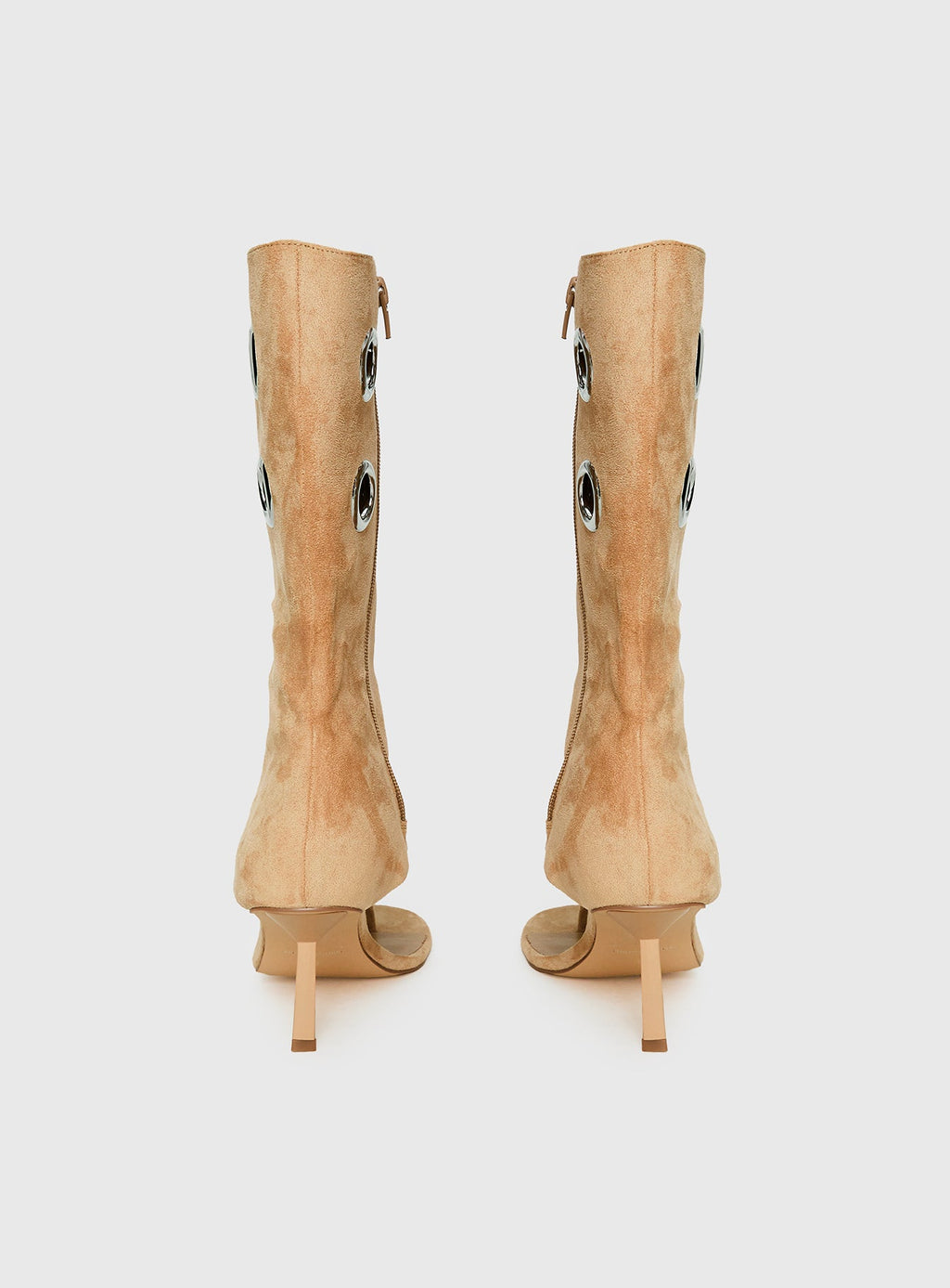Talvessina Sandalo Infradito con Zip - Cammello
