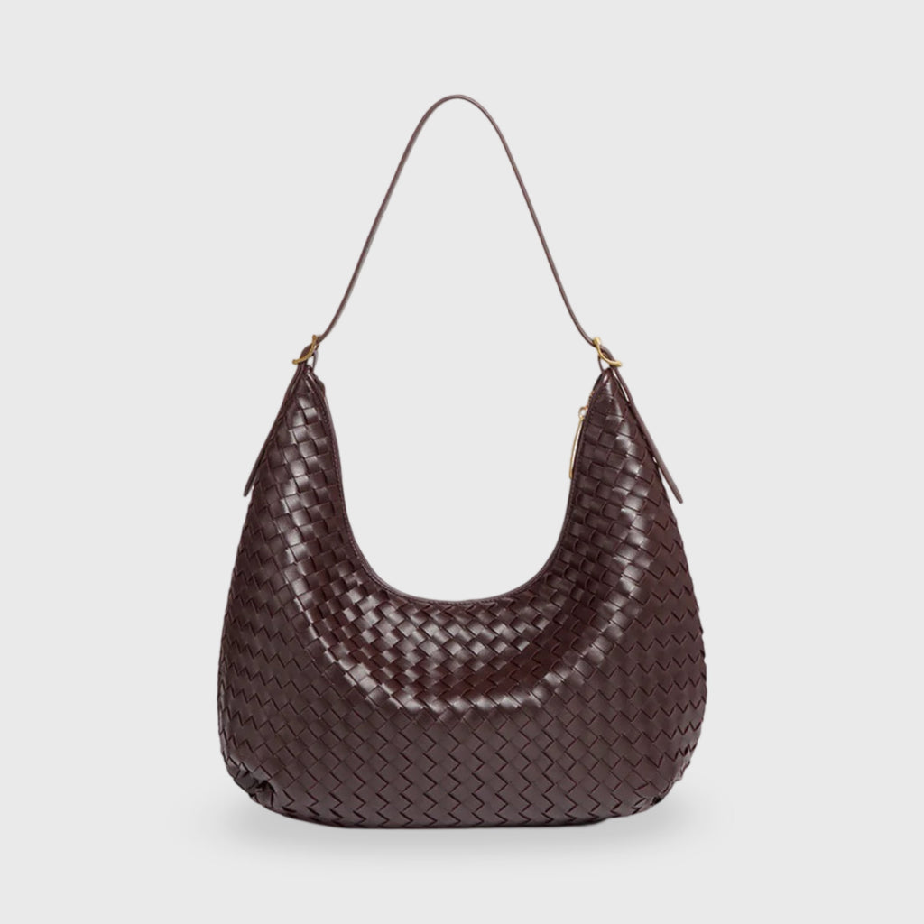 Talvina Borsa Intrecciata - Caffè