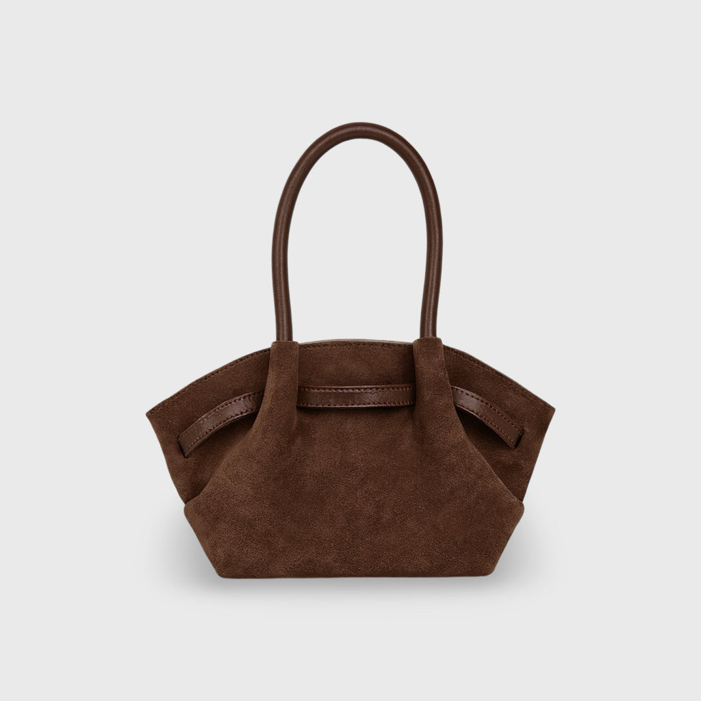 Selvira Mini Borsa Scamosciata - Marrone