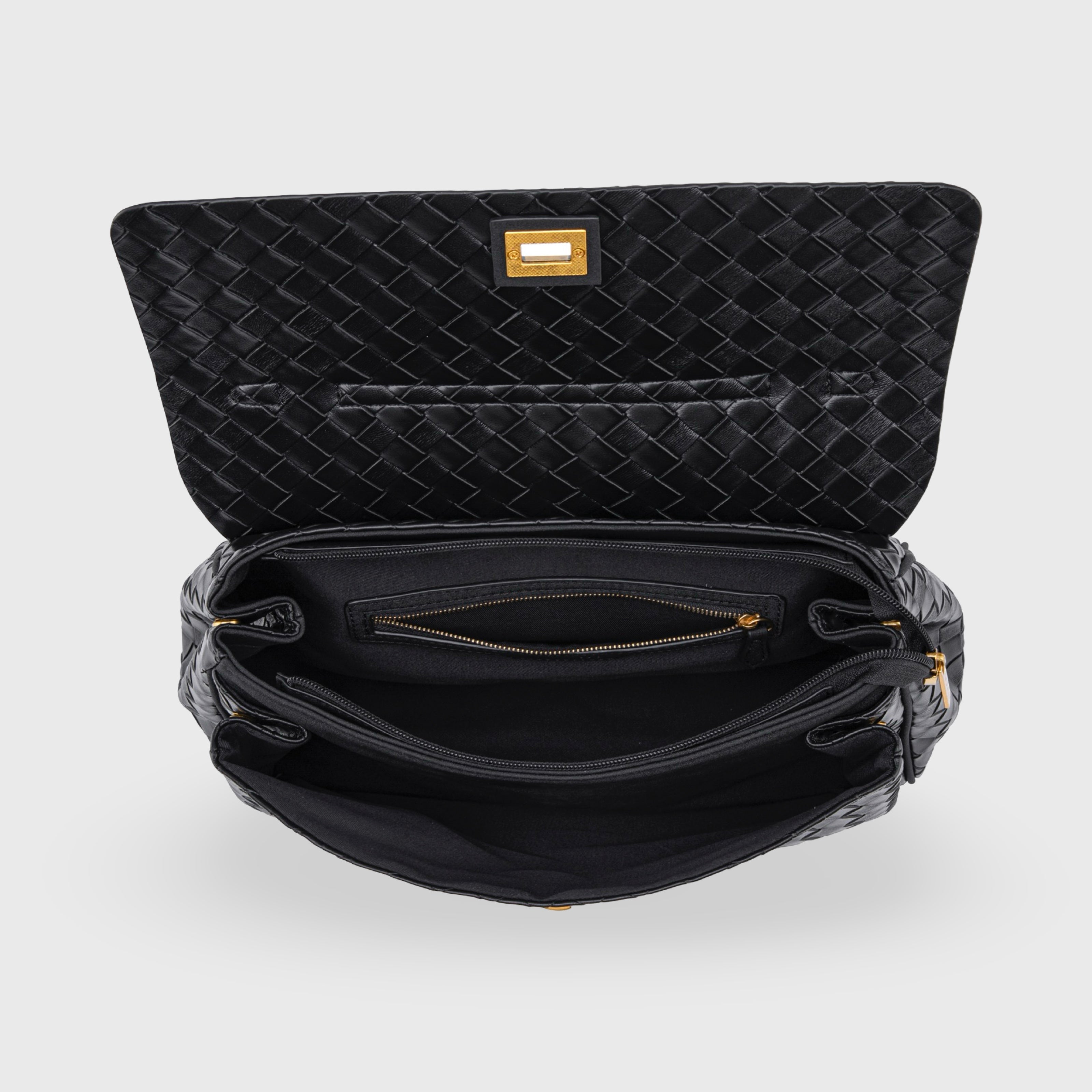 Ciara Borsa Vintage Edizione Limitata - Nero Intrecciato