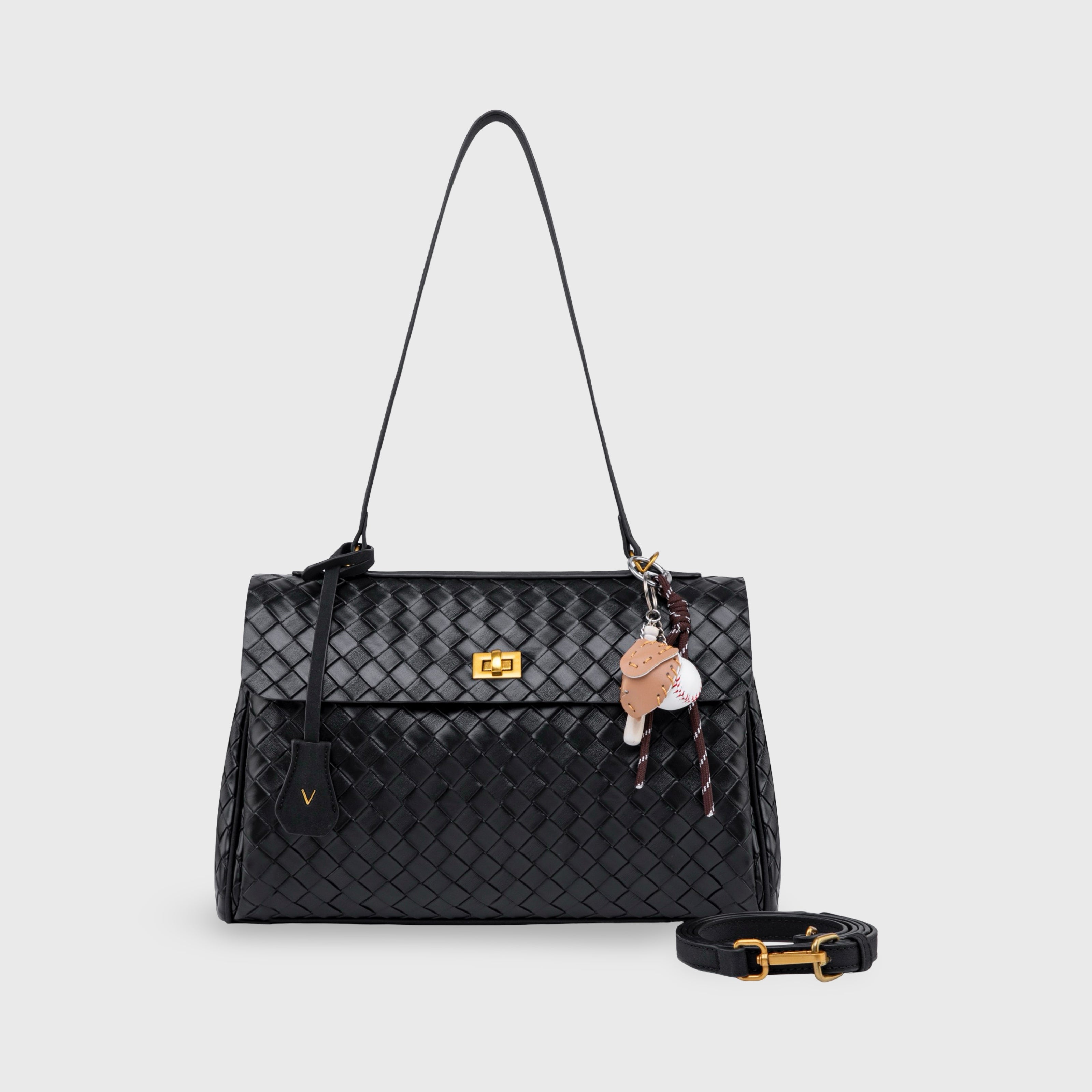 Ciara Borsa Vintage Edizione Limitata - Nero Intrecciato
