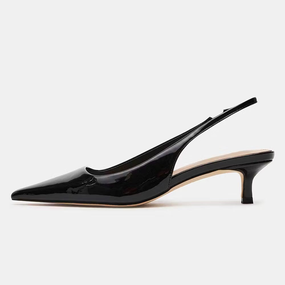 Zebrina Décolleté Slingback Tacco Kitten