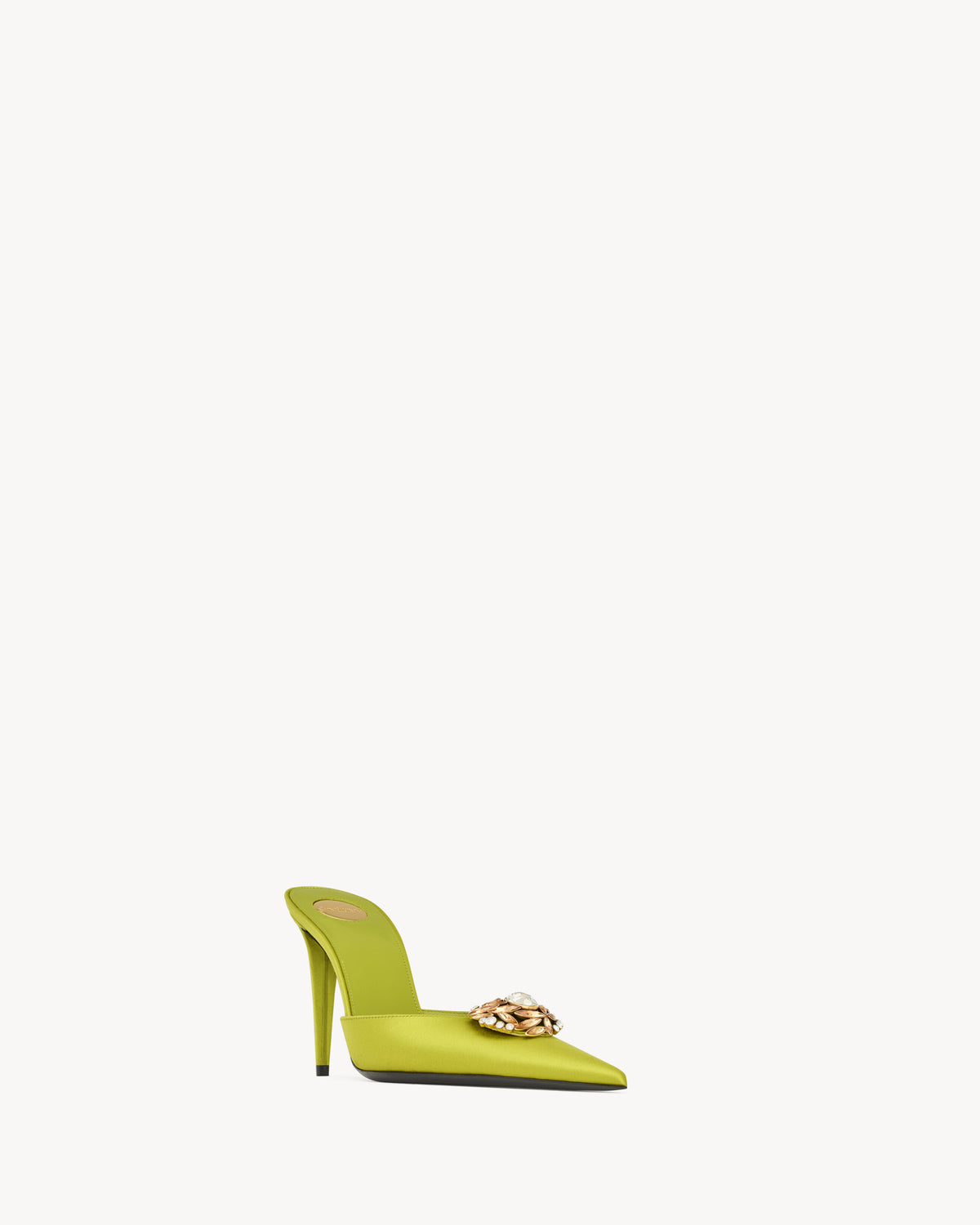 Cosmara Mule con Cristalli - Verde Lime