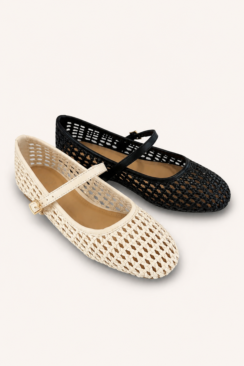 Corvala Ballerine Mary Jane Tressées