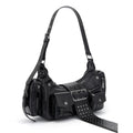 Delisa Borsa a Tracolla Borchiata - Nero