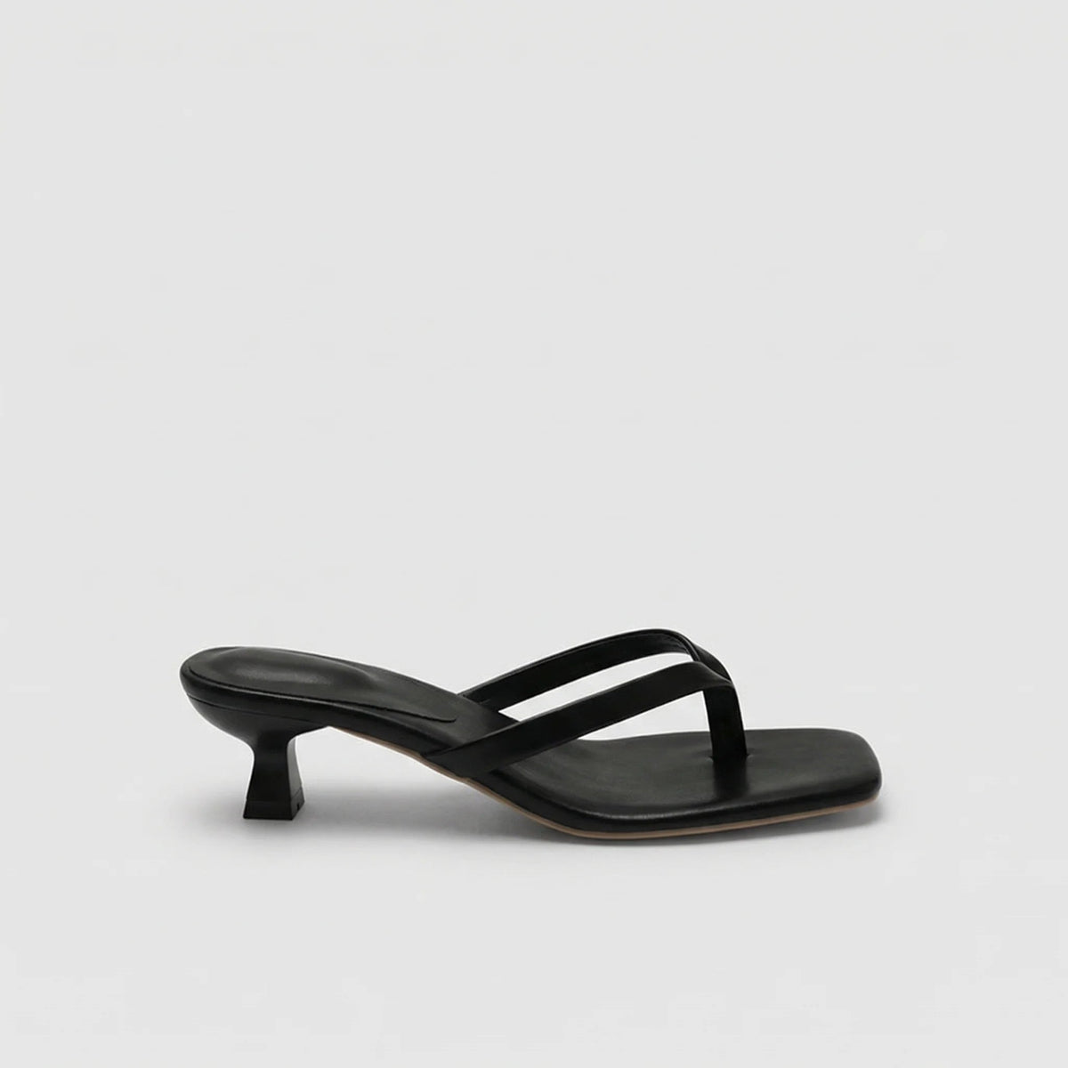 Selvika Sandalo a Fascia - Nero