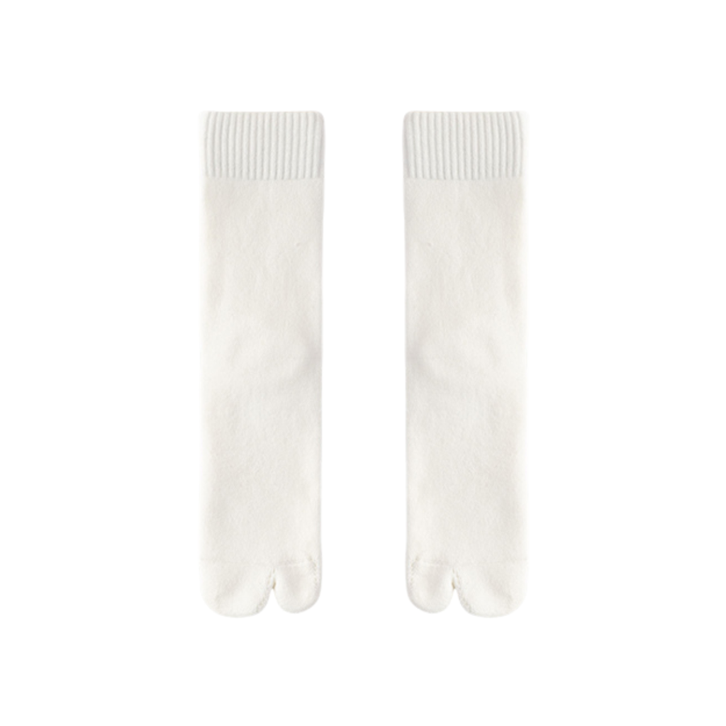 Calzini Tabi Invernali - Bianco