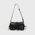 Nerella Borsa a Spalla Compatta - Nero