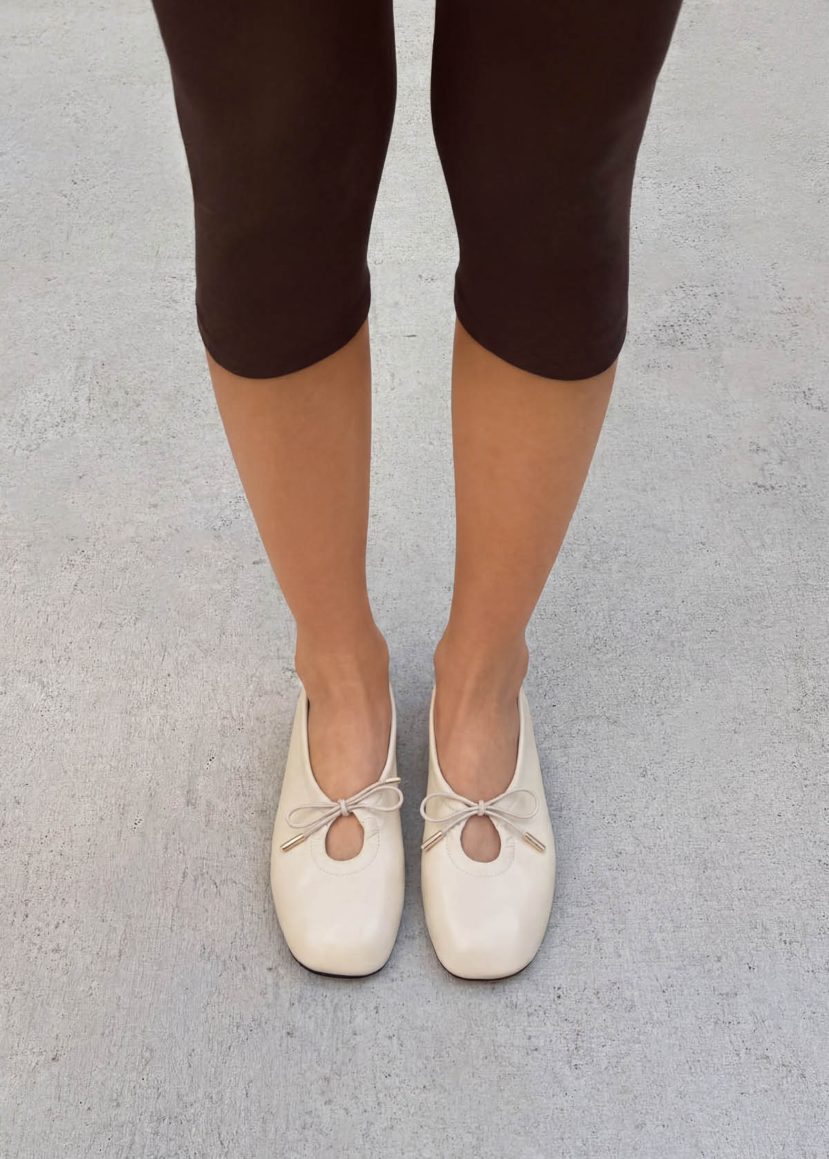 Selvaris Ballerine en Cuir
