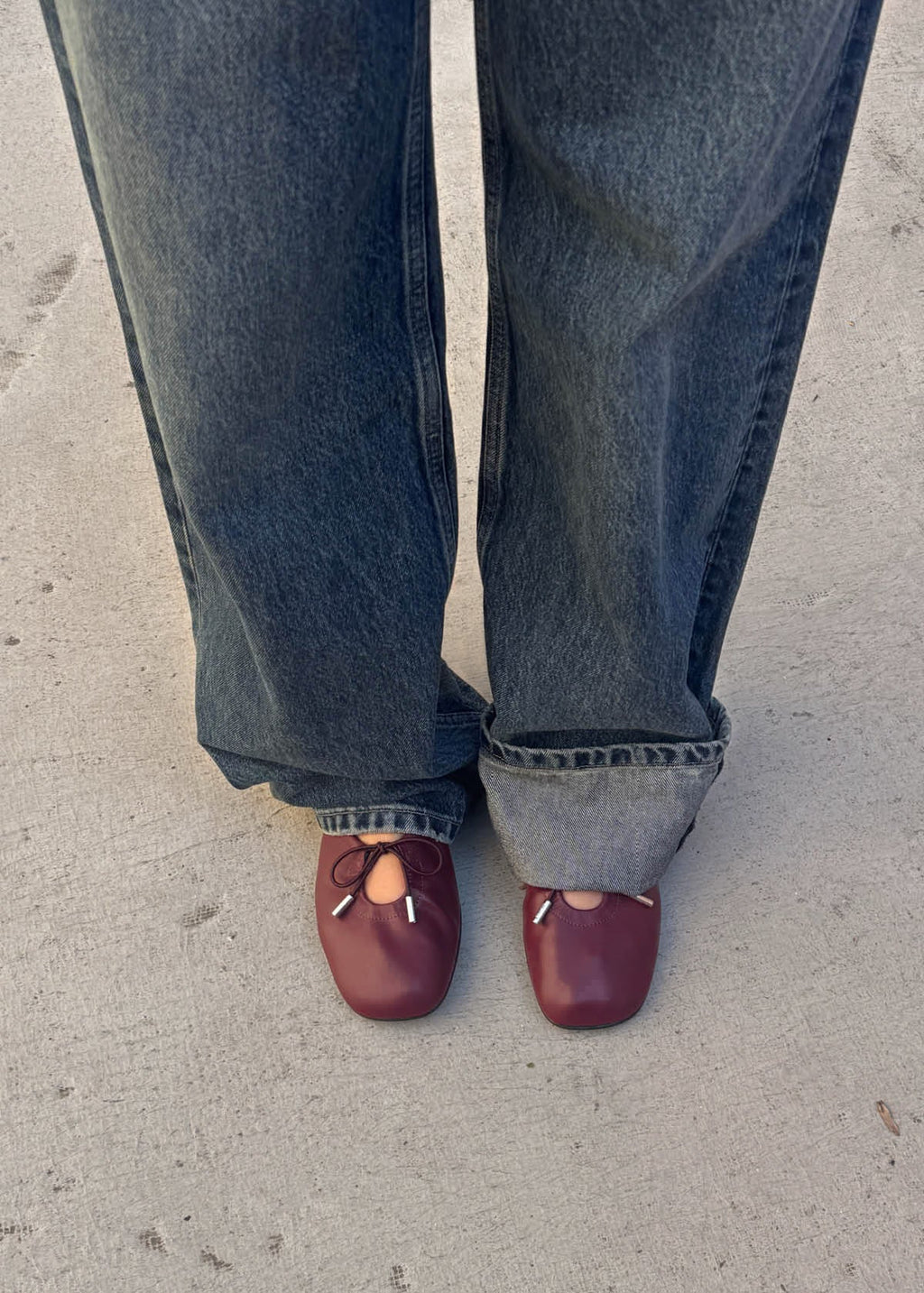 Verris Ballerina Vegan - Bordeaux