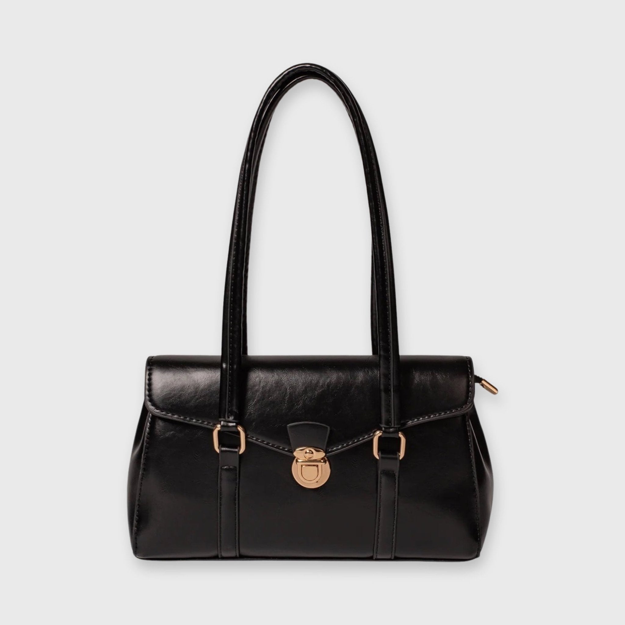 Corvina Borsa da Lavoro Vintage - Nero